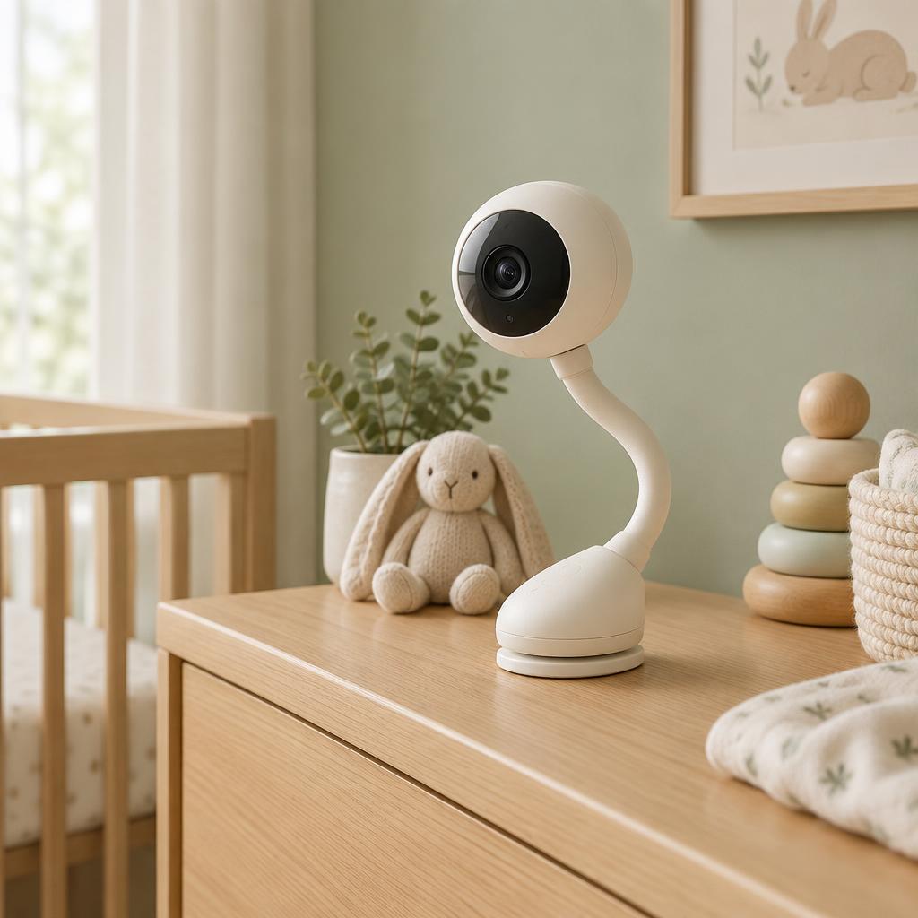 Câmera Monitor de Bebé Inteligente HD com Visão Noturna e Áudio Bidirecional